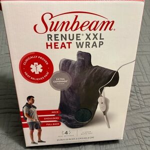 Sunbeam Renue XXL Heat Wrap in Gray